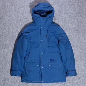 Askov Finlayson Women's Winter Insulated Hooded Parka Jacket Small Blue Outdoors